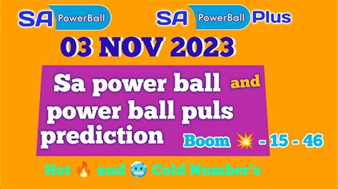 yellosa powerball prediction|SA Powerball Predictions for Today .